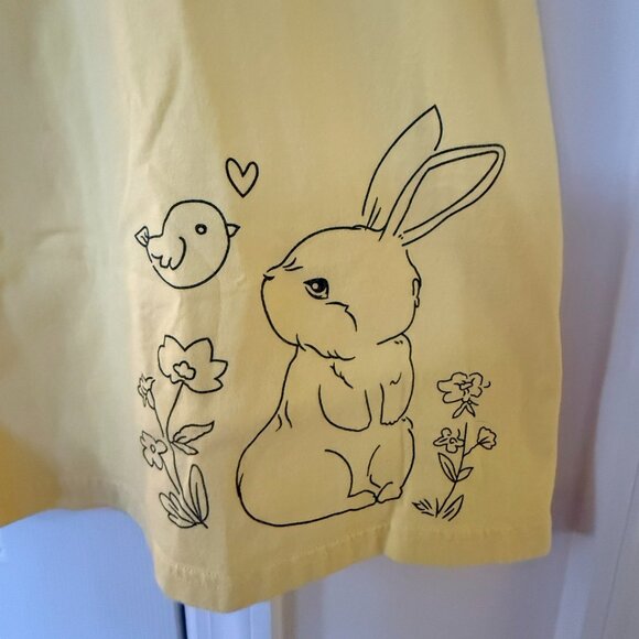 Pre-Loved Little Kids Ruffle Sleeve Cotton Casual Bunny Tunic 8yo - Picture 3 of 8